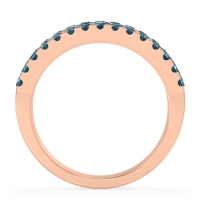 Three Row Round Half-Eternity Mahat Band