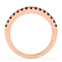 Three Row Round Half-Eternity Mahat Band