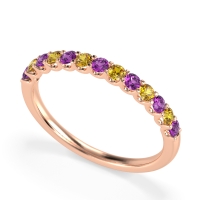 U Prong Half Eternity Shubra Band