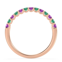 U Prong Half Eternity Shubra Band