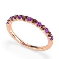 U Prong Half Eternity Shubra Band