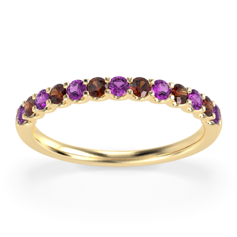 U Prong Half Eternity Shubra Band