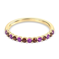 U Prong Half Eternity Shubra Band