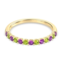 U Prong Half Eternity Shubra Band