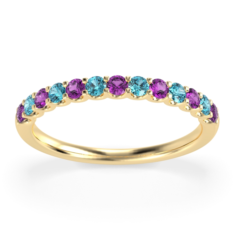 U Prong Half Eternity Shubra Band