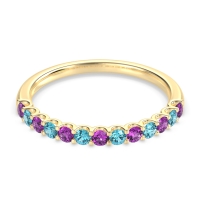 U Prong Half Eternity Shubra Band