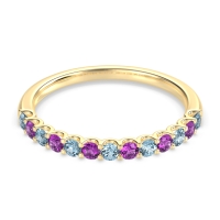 U Prong Half Eternity Shubra Band