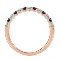 U Prong Half Eternity Shubra Band