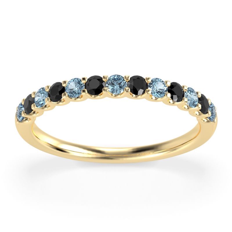 U Prong Half Eternity Shubra Band