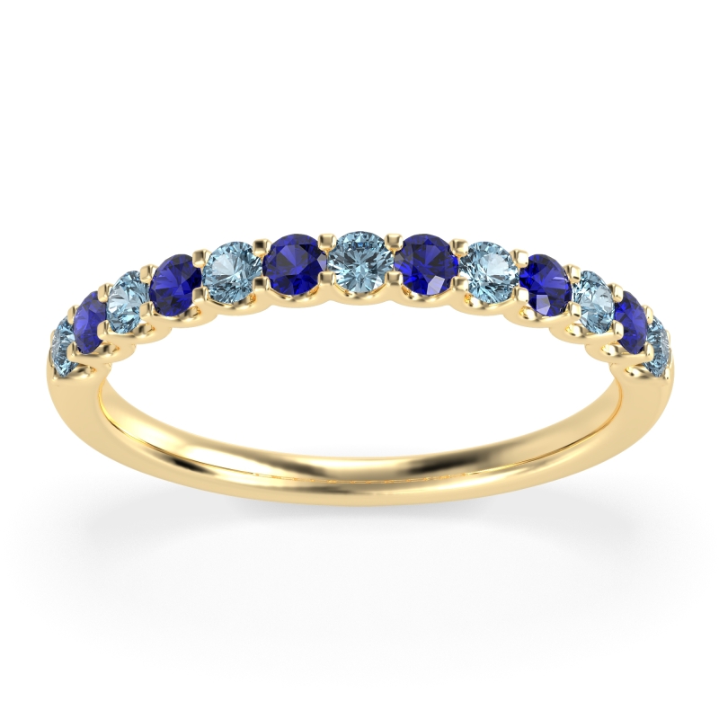 U Prong Half Eternity Shubra Band