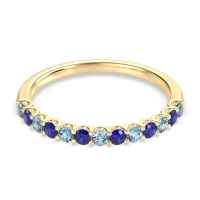 U Prong Half Eternity Shubra Band