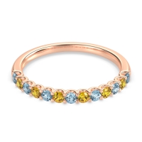 U Prong Half Eternity Shubra Band