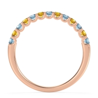 U Prong Half Eternity Shubra Band