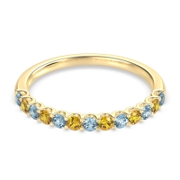 U Prong Half Eternity Shubra Band