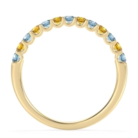 U Prong Half Eternity Shubra Band