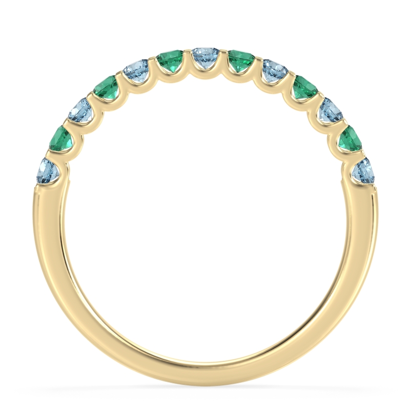 U Prong Half Eternity Shubra Band