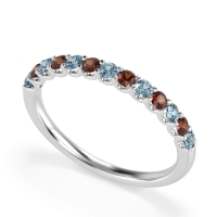 U Prong Half Eternity Shubra Band