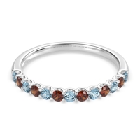 U Prong Half Eternity Shubra Band