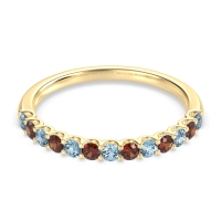 U Prong Half Eternity Shubra Band