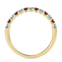U Prong Half Eternity Shubra Band
