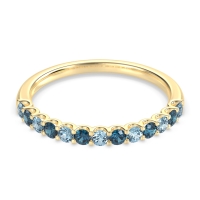 U Prong Half Eternity Shubra Band