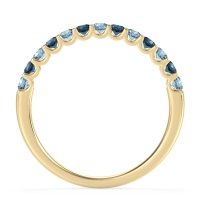 U Prong Half Eternity Shubra Band