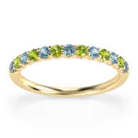 U Prong Half Eternity Shubra Band