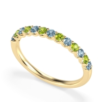 U Prong Half Eternity Shubra Band