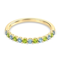 U Prong Half Eternity Shubra Band