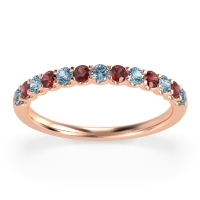 U Prong Half Eternity Shubra Band