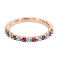 U Prong Half Eternity Shubra Band