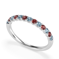 U Prong Half Eternity Shubra Band