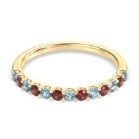 U Prong Half Eternity Shubra Band