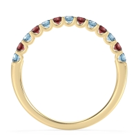 U Prong Half Eternity Shubra Band