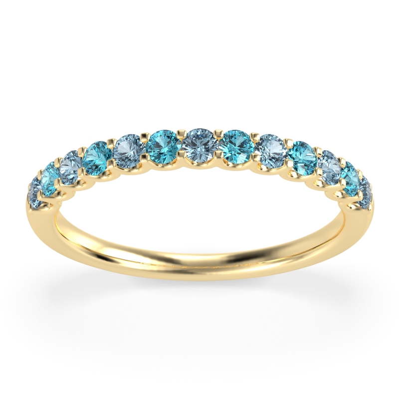 U Prong Half Eternity Shubra Band