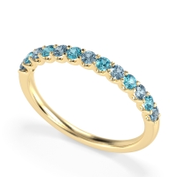 U Prong Half Eternity Shubra Band