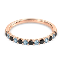 U Prong Half Eternity Shubra Band