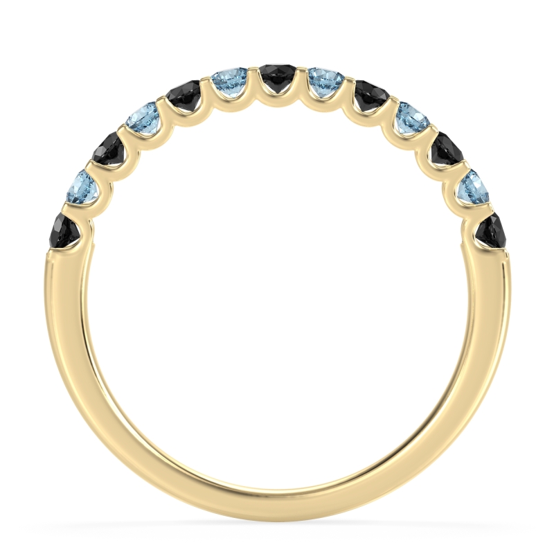 U Prong Half Eternity Shubra Band