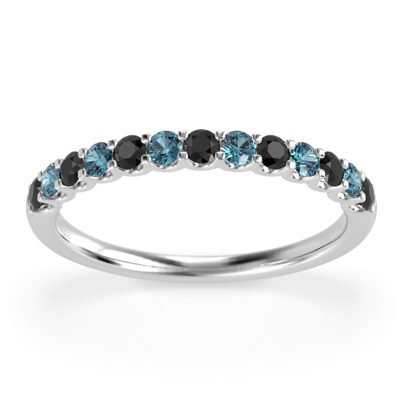 U Prong Half Eternity Shubra Band