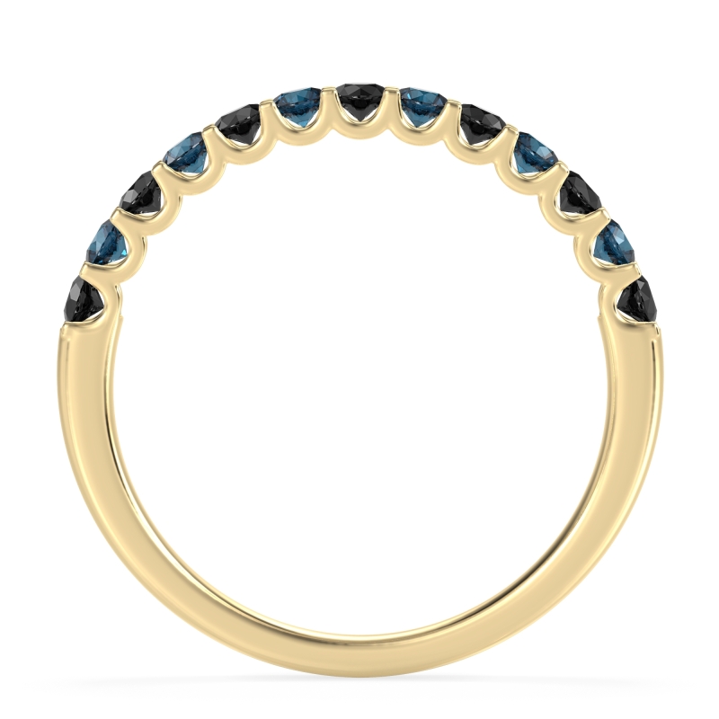 U Prong Half Eternity Shubra Band