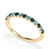 U Prong Half Eternity Shubra Band