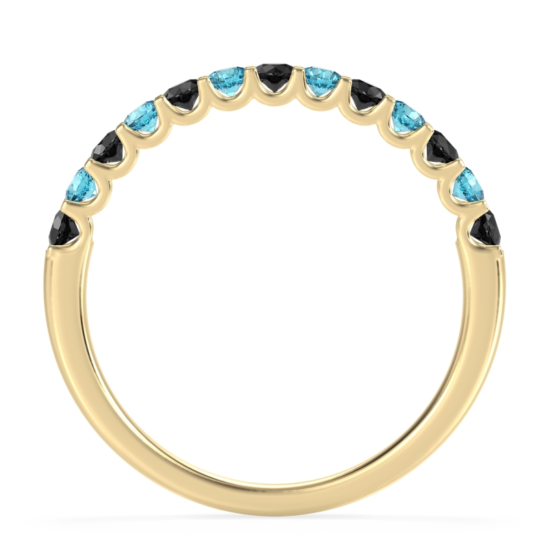 U Prong Half Eternity Shubra Band