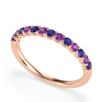 U Prong Half Eternity Shubra Band