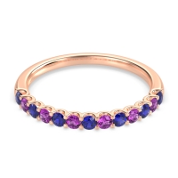 U Prong Half Eternity Shubra Band
