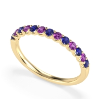 U Prong Half Eternity Shubra Band