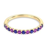 U Prong Half Eternity Shubra Band