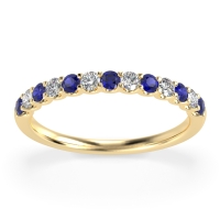 U Prong Half Eternity Shubra Band