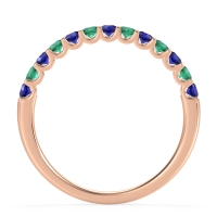 U Prong Half Eternity Shubra Band