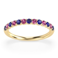 U Prong Half Eternity Shubra Band