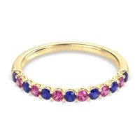 U Prong Half Eternity Shubra Band